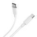 Cable Hoco Type-C to Type-C X51 100W/5A PD 1m white 44794 фото 3