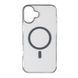 Силікон iPhone 15 MagSafe Ice Crystal Beyer gray 19492 фото 1