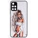Силікон Samsung A12/A125 2021 Glass Prisma White girl 05071 фото 1