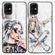 Силікон Samsung A12/A125 2021 Glass Prisma White girl 05071 фото 2