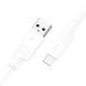 USB Cable Hoco micro usb X84 2.4A 1m white 46480 фото 4