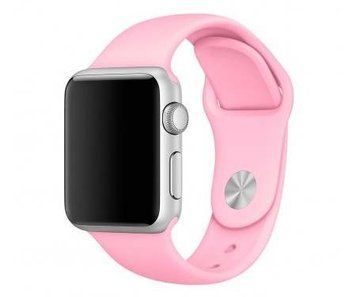 Ремінець Apple watch 38/40/41/SE silicone peach 23885 фото