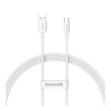 USB Cable Baseus Superior Series Fast Charging Data Type-C 100W (1m) white 18718 фото