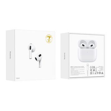 Навушники AirPods 3 Hoco EW43 white 40107 фото