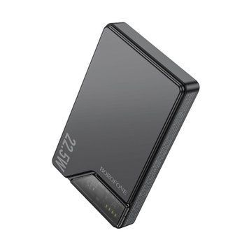 Power bank 10 000 mah Borofone BJ49 Astute 22.5W+PD20W compatible magnet black 00660 фото
