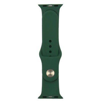 Ремінець Apple watch 42/44/45mm silicone pine green 34626 фото