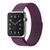 Ремінець Apple watch 42/44/45mm Milanese Loop dark purple 42565 фото