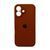 Silicone case Full camera iPhone 16 Saddle browm 41283 фото