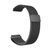 Універсальний ремінець 22mm Milanese Loop black 17875 фото