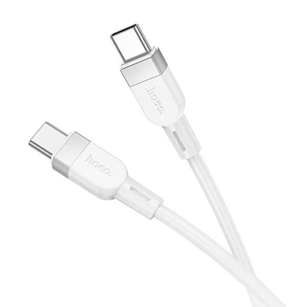 Cable Hoco Type-C to Type-C X109 60w 1m white 39672 фото