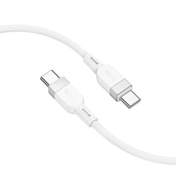 Cable Hoco Type-C to Type-C X109 60w 1m white 39672 фото