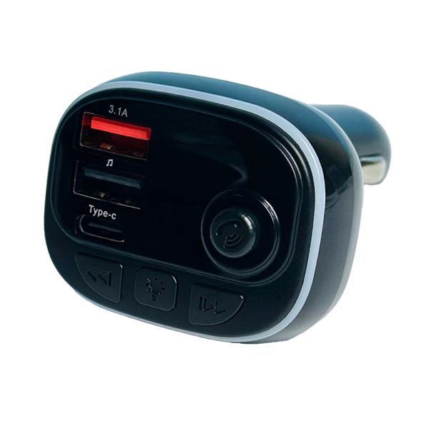 FM трансмістер Bluetooth FM-C23 PD20W3A black 40272 фото