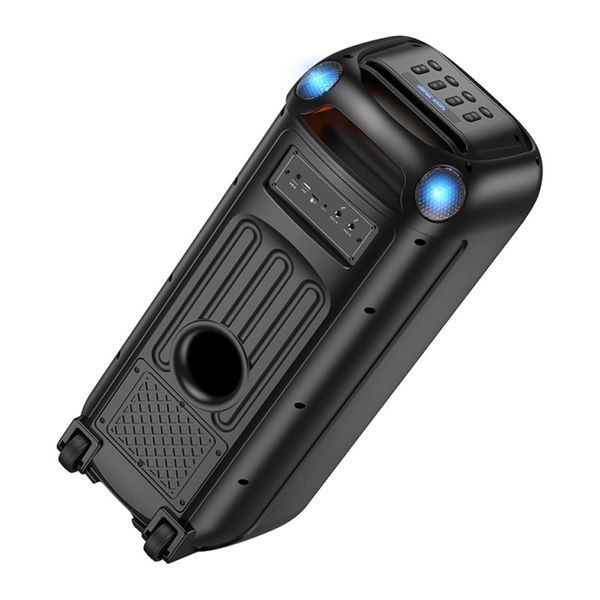 Колонка Bluetooth Hoco HA13 Max Ramon black+2 мікрофона black 40415 фото