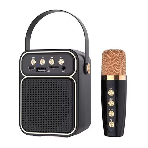 Колонка Bluetooth JEQANG JB-717 мікрофон дитяче караоке white 40545 фото