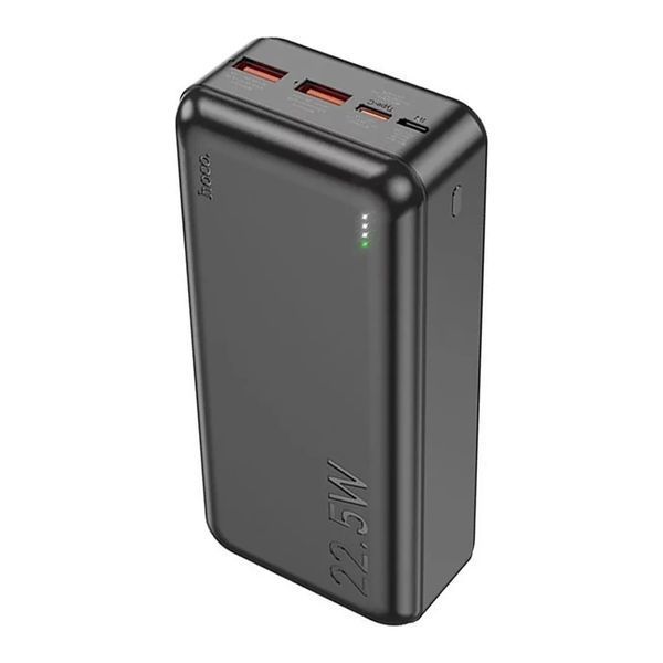 Power bank 30 000 mah Hoco J101B PD 20W+QC 3.0 22.5W Bipow black 35322 фото