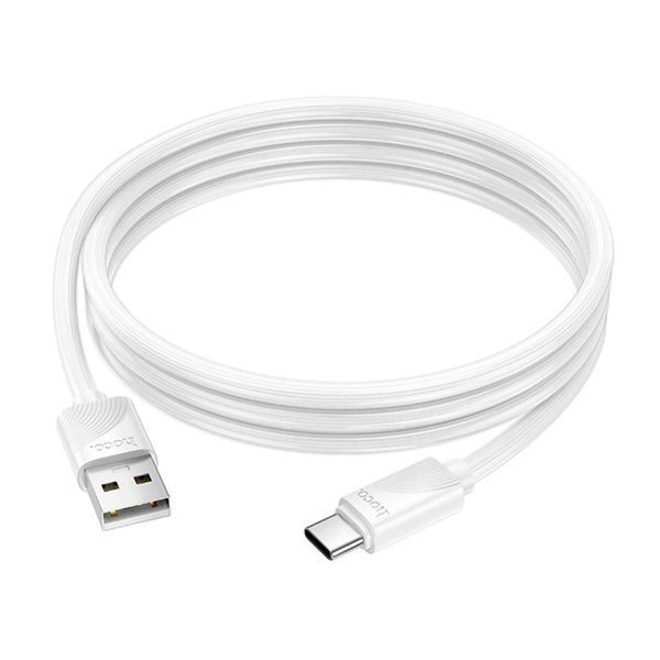 USB Cable Hoco Type-C X114 3A 1m white 46990 фото