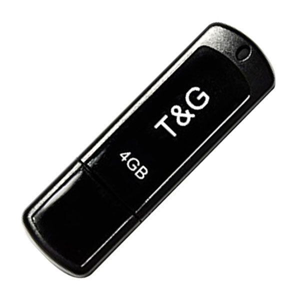USB Flash 4 GB T&G 011 Black 23706 фото
