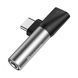 Перехідник AUX Baseus L41 Type-C to Type-C + 3.5mm black 29537 фото 1