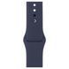 Ремінець Apple watch 38/40/41/SE silicone midnight blue 34209 фото 1