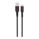USB Cable Hoco Lightning X59 2.4A 2m black 34733 фото 1