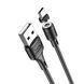 USB Cable Hoco Micro usb X52 магніт 2.4A 1m black 23767 фото 3