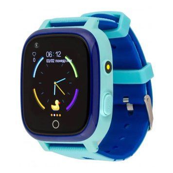 Дитячий годинник AmiGo GO 005 4G Wі-Fi Thermometer Blue UA 38699 фото