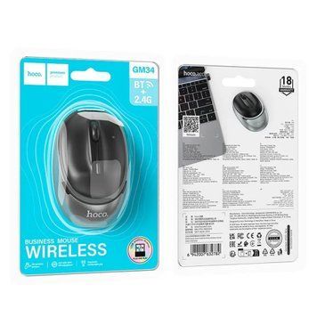 Мишка Bluetooth Hoco GM34 black 44130 фото