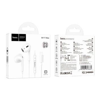 Навушники Bluetooth Hoco M111 Max Lightning white 45661 фото