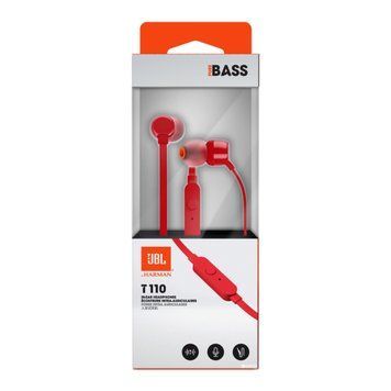 Навушники JBL T110 + мік red 41743 фото