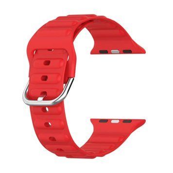 Ремінець Apple watch 38/40/41/SE silicone red 21805 фото