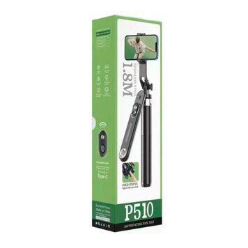 Штатив - monopod Bluetooth P510 black 44923 фото