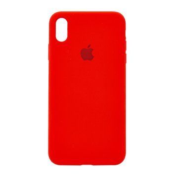 Silicone case iPhone Xs Max red 19500 фото