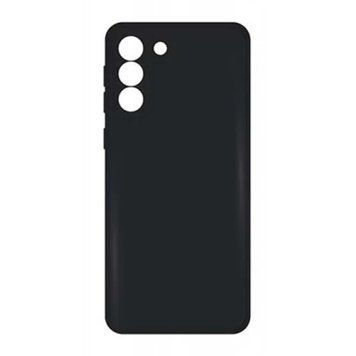 Silicone cover Full Samsung S21 black 09225 фото