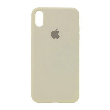 Silicone case Full iPhone Xr antique white 26184 фото