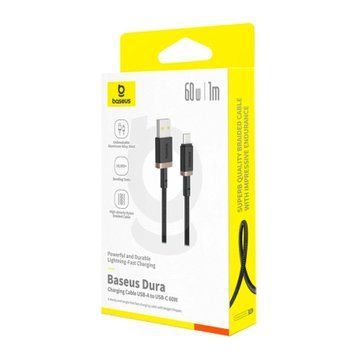 USB Cable Baseus Dura Series Fast Charging Type-C 60W (2m) gold/black 44975 фото