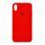 Silicone case iPhone Xs Max red 19500 фото
