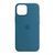 Silicone case iPhone 13 Pro with MagSafe blue jay 33892 фото