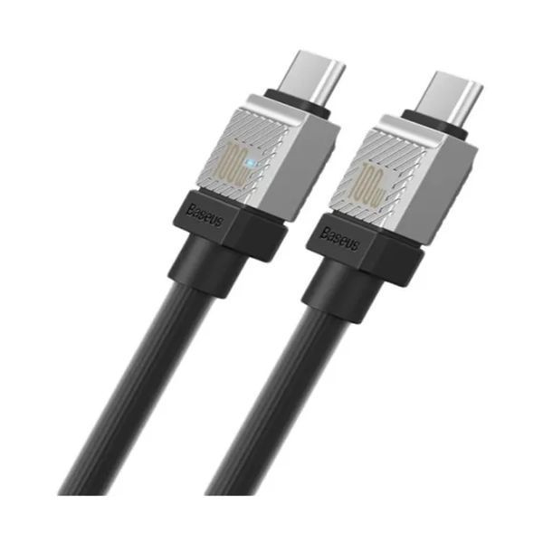 Кабель Baseus CoolPlay Series Type-C to Type-C 100W (1m) black 08426 фото
