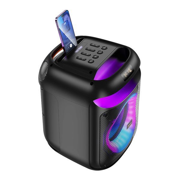 Колонка Bluetooth Hoco HA13 Ramon black+2 мікрофона black 40416 фото