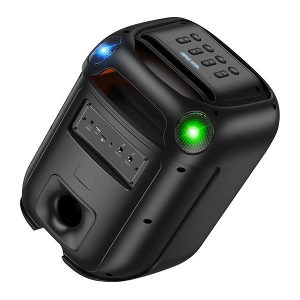 Колонка Bluetooth Hoco HA13 Ramon black+2 мікрофона black 40416 фото