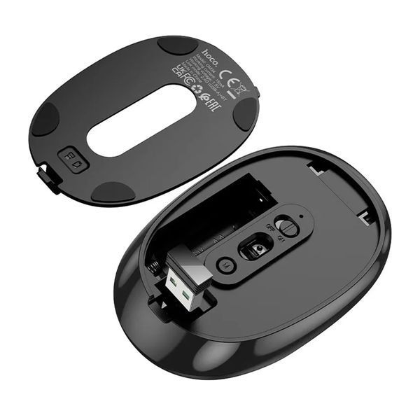 Мишка Bluetooth Hoco GM34 black 44130 фото