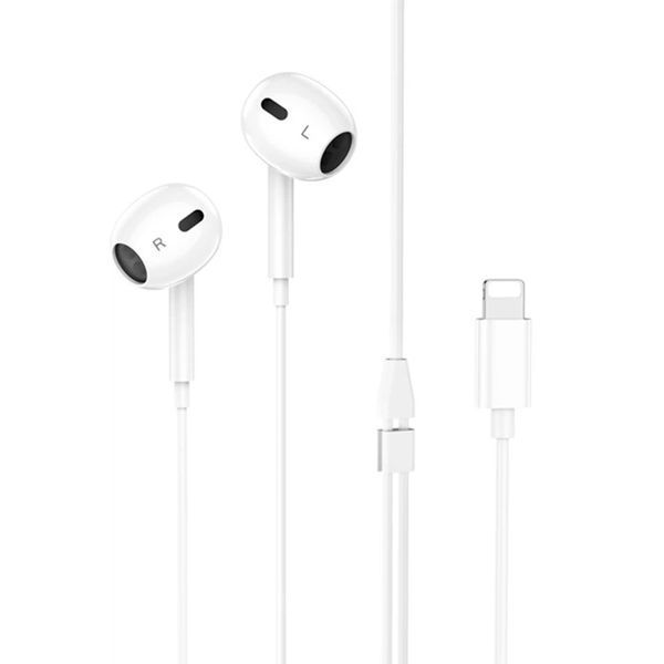 Навушники Bluetooth Hoco M111 Max Lightning white 45661 фото