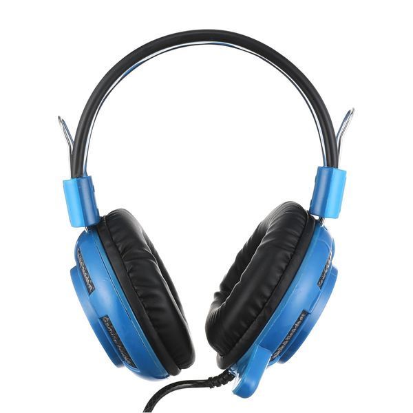 Навушники для комп'ютера JEQANG F-15 black - blue 40057 фото