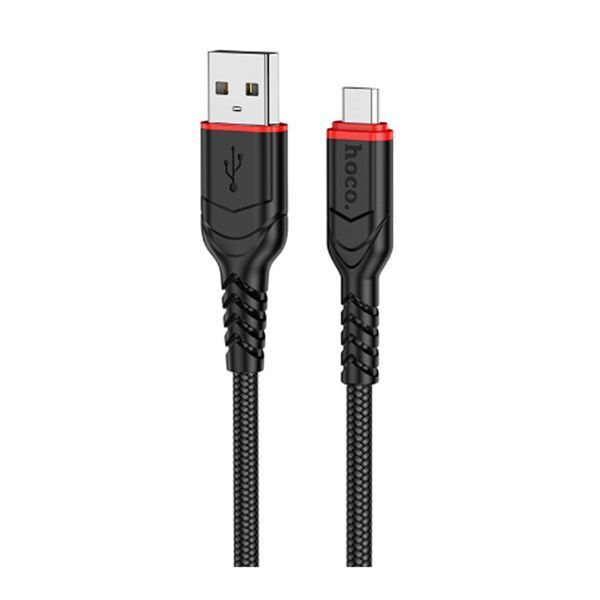 USB Cable Hoco Micro usb X59 2.4A 3m black 36406 фото