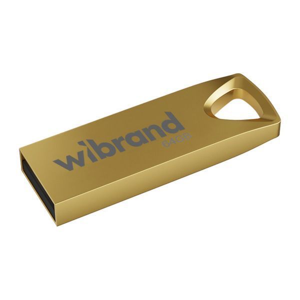 USB Flash 64 GB Wibrand Taipan Gold 29567 фото