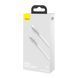 Cable Baseus Cafule Metal Type-C to Type-C 100W (2m) white 04753 фото 1