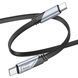 Cable Hoco Type-C to Type-C X119 PD 60W 1m black 42203 фото 3