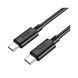 Cable Hoco Type-C to Type-C X88 60W/3A 2m black 08192 фото 2