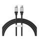 Кабель Baseus CoolPlay Series Type-C to Type-C 100W (1m) black 08426 фото 1