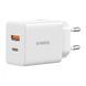 МЗП Baseus Cube Fast Charger 30W (1USB/1USB-C) White 45978 фото 2
